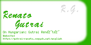 renato gutrai business card